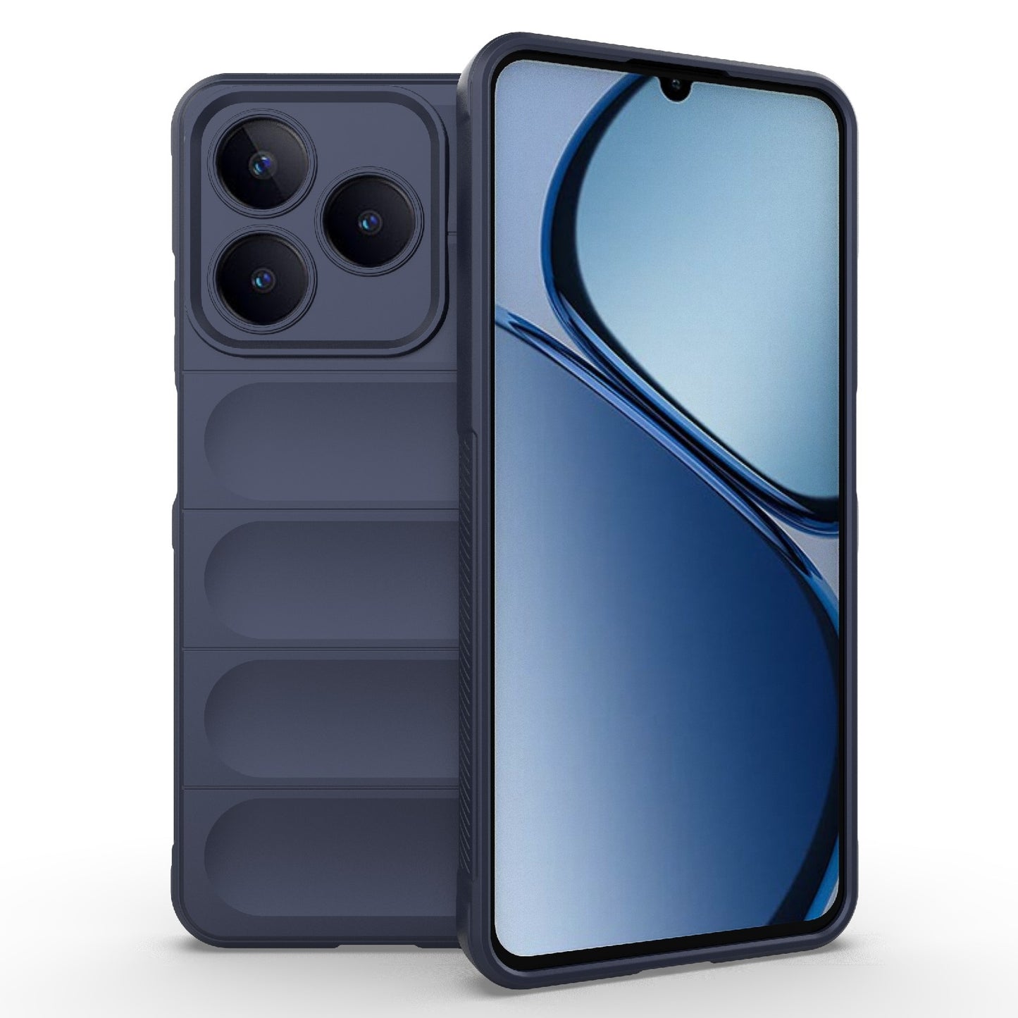 Realme C63 4G Global Magic Shield TPU + Flannel Phone Case - Stylish, Durable, and Lightweight Protection