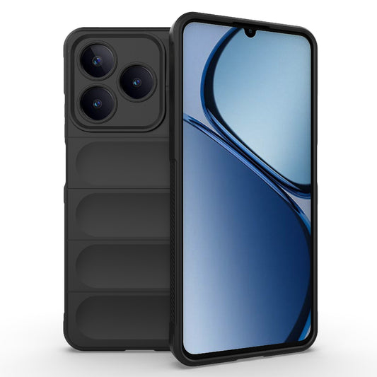 Realme C61 4G Global Magic Shield TPU + Flannel Phone Case - Stylish, Durable, and Lightweight Protection