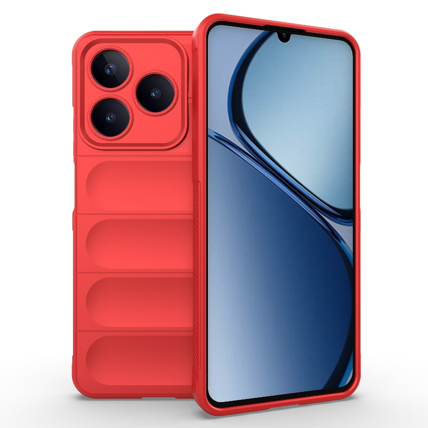Realme Narzo N63 4G Global Magic Shield TPU + Flannel Phone Case - Stylish, Durable, and Lightweight Protection