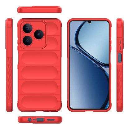 Realme Narzo N63 4G Global Magic Shield TPU + Flannel Phone Case - Stylish, Durable, and Lightweight Protection