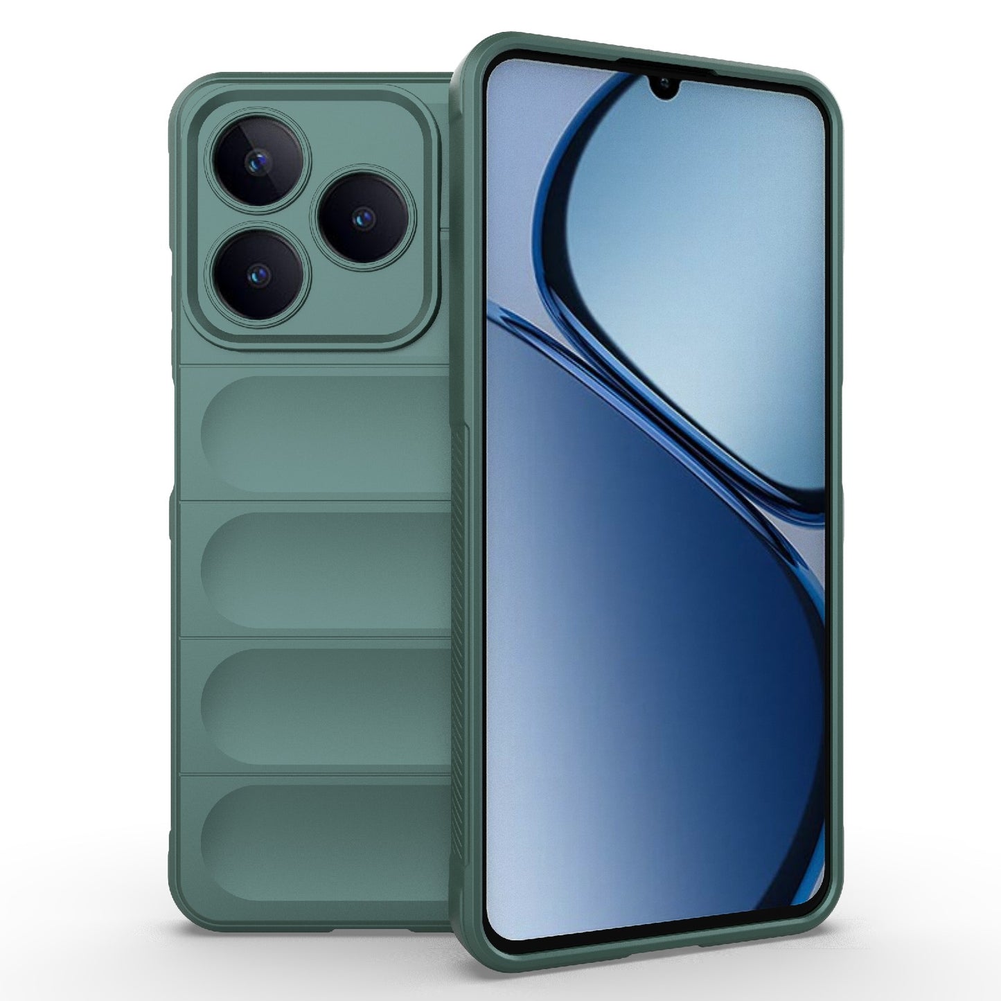 Realme Narzo N63 4G Global Magic Shield TPU + Flannel Phone Case - Stylish, Durable, and Lightweight Protection