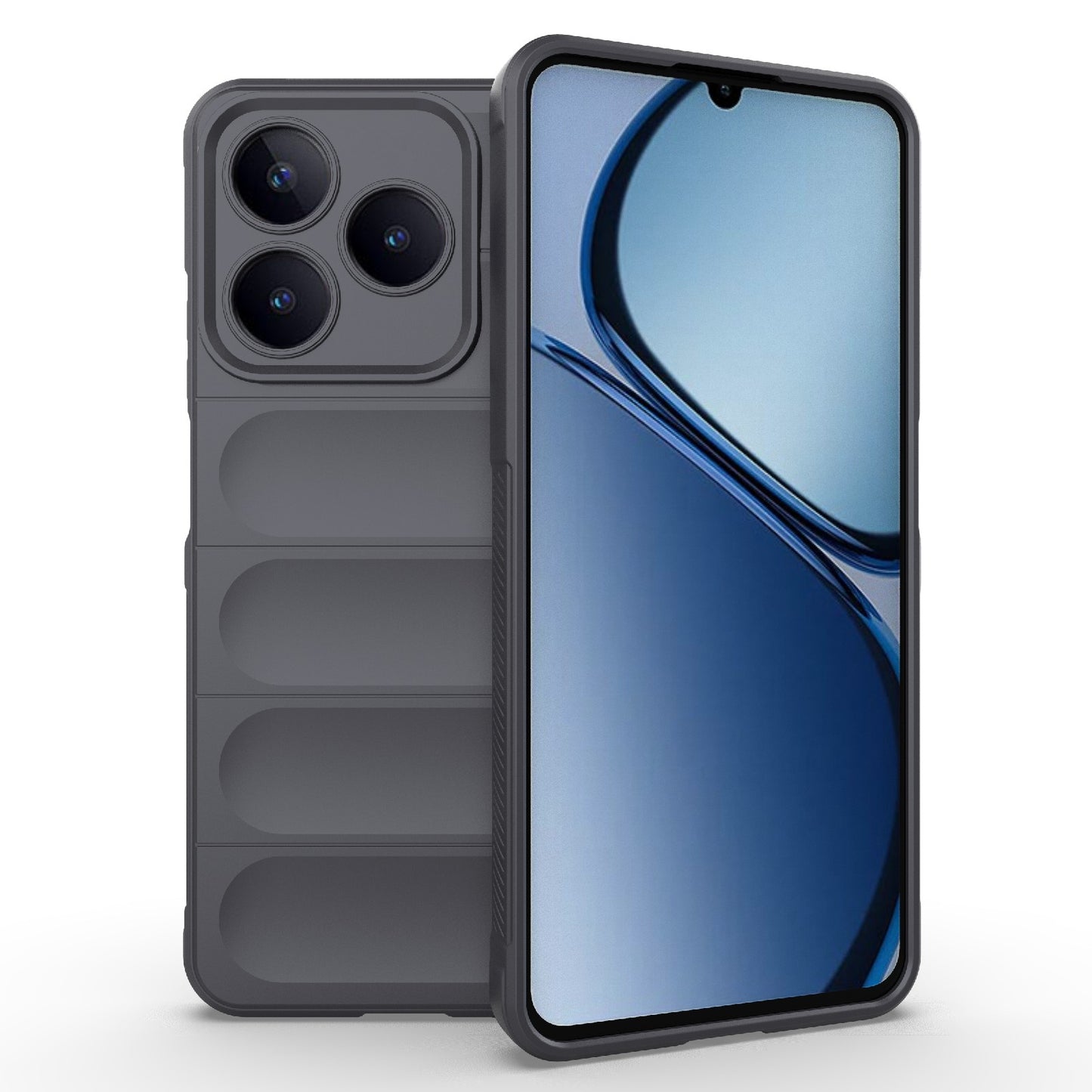 Realme Narzo N63 4G Global Magic Shield TPU + Flannel Phone Case - Stylish, Durable, and Lightweight Protection