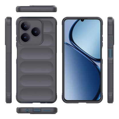 Realme Narzo N63 4G Global Magic Shield TPU + Flannel Phone Case - Stylish, Durable, and Lightweight Protection