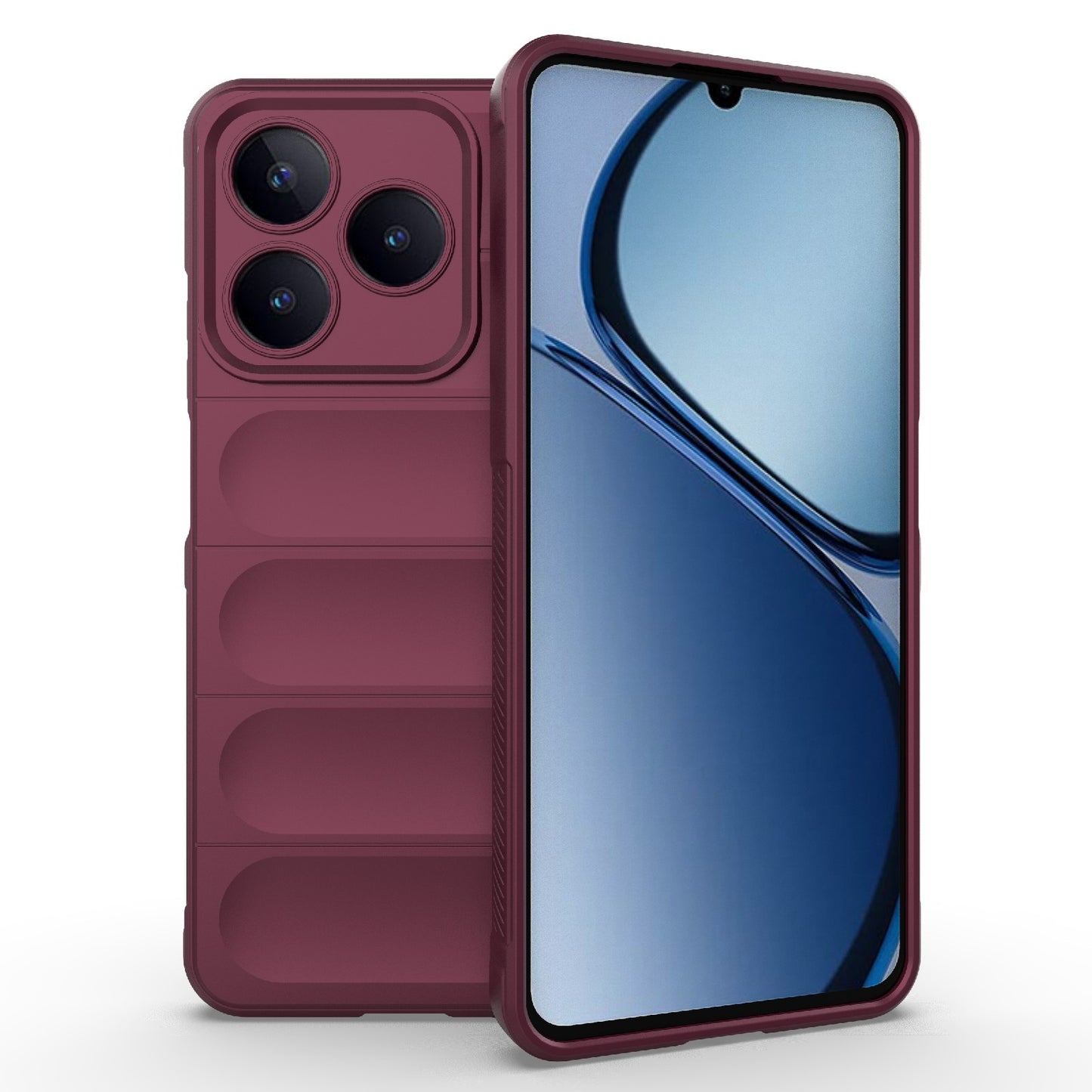 Realme Narzo N63 4G Global Magic Shield TPU + Flannel Phone Case - Stylish, Durable, and Lightweight Protection