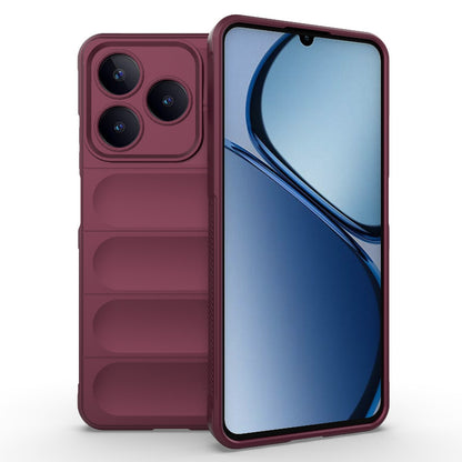Realme Narzo N63 4G Global Magic Shield TPU + Flannel Phone Case - Stylish, Durable, and Lightweight Protection
