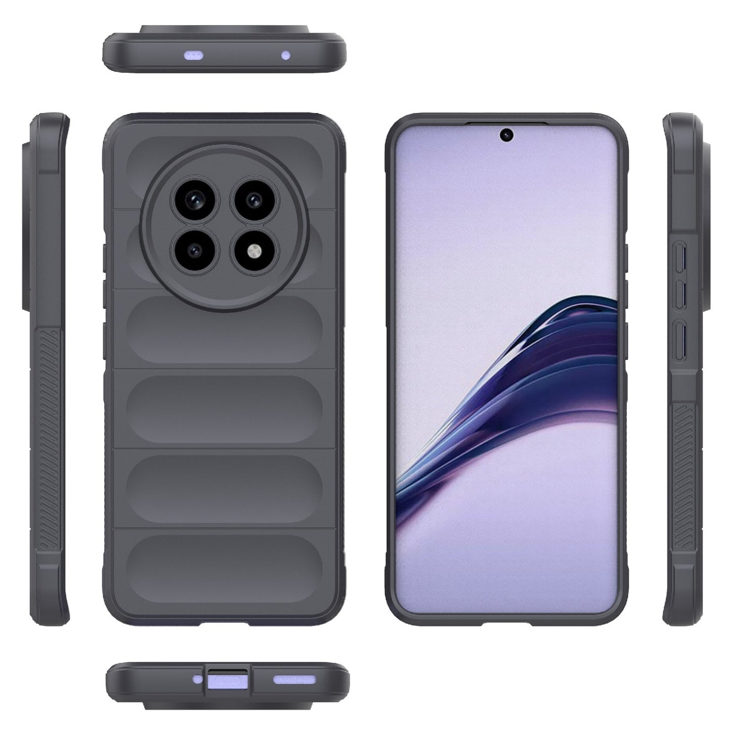 Realme 13 Pro 5G Global Magic Shield TPU + Flannel Phone Case - Stylish, Durable, and Lightweight Protection
