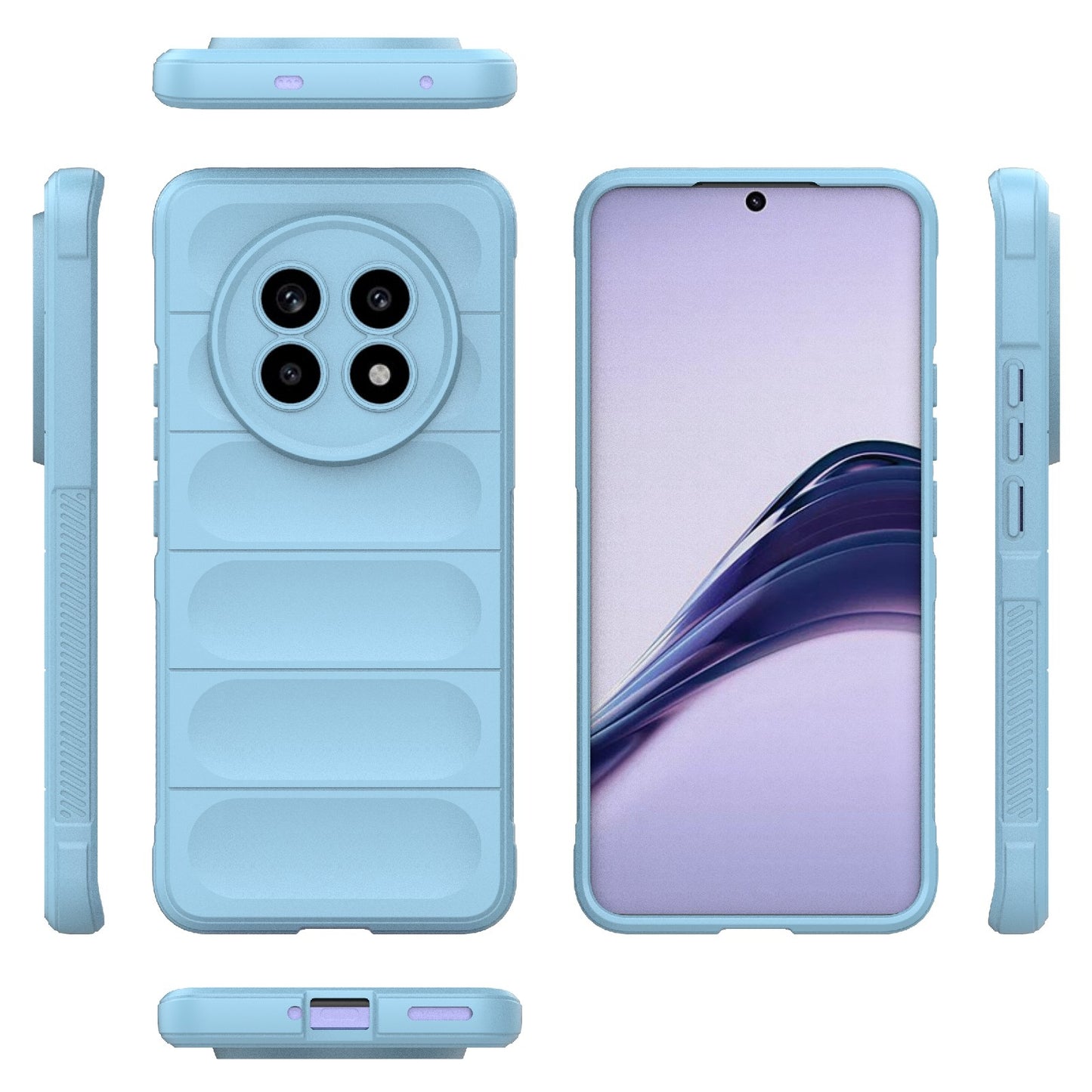 Realme 13 Pro 5G Global Magic Shield TPU + Flannel Phone Case - Stylish, Durable, and Lightweight Protection
