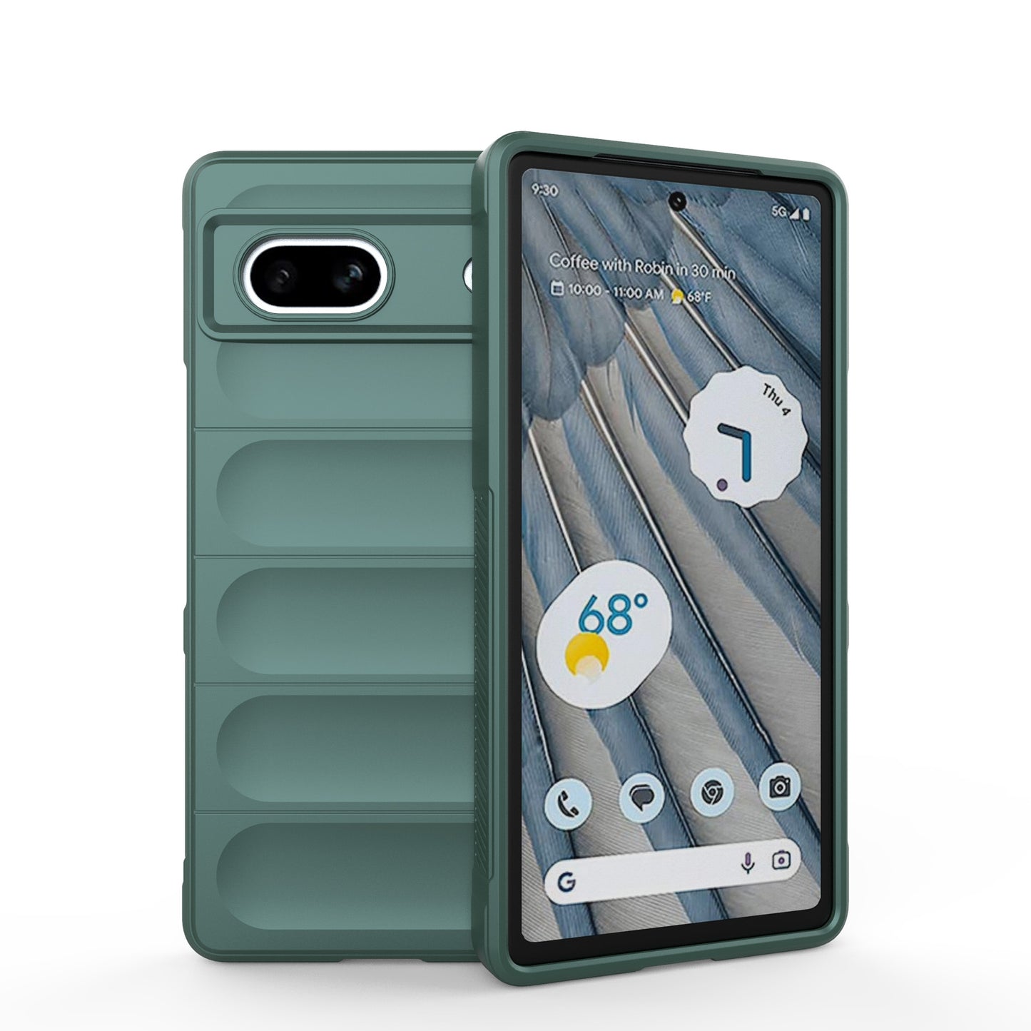 Google Pixel 7a Magic Shield TPU + Flannel Phone Case - Stylish, Durable, and Lightweight Protection