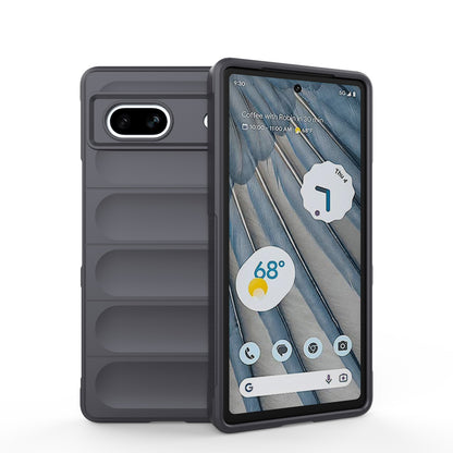 Google Pixel 7a Magic Shield TPU + Flannel Phone Case - Stylish, Durable, and Lightweight Protection