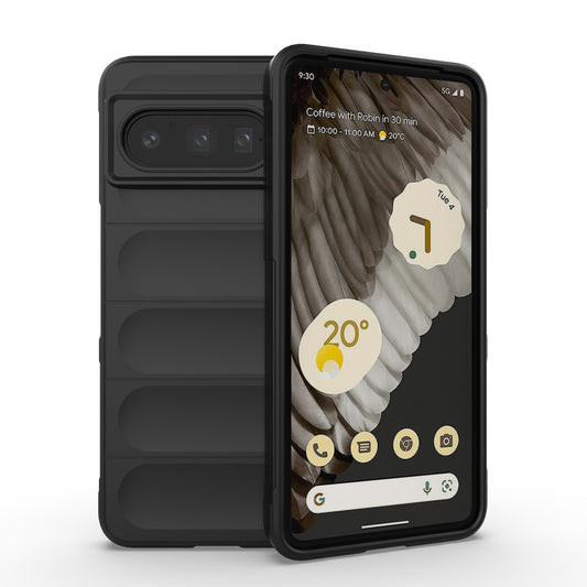 Google Pixel 8 Pro 5G Magic Shield TPU + Flannel Phone Case - Stylish, Durable, and Lightweight Protection