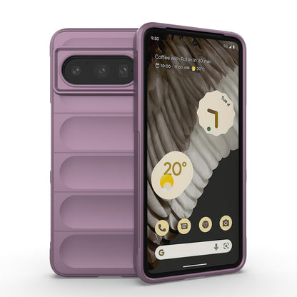 Google Pixel 8 Pro 5G Magic Shield TPU + Flannel Phone Case - Stylish, Durable, and Lightweight Protection