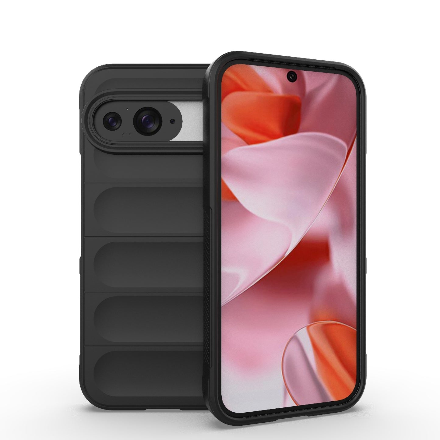 Google Pixel 9 Pro 5G Magic Shield TPU + Flannel Phone Case - Stylish, Durable, and Lightweight Protection