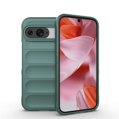 Google Pixel 9 Pro 5G Magic Shield TPU + Flannel Phone Case - Stylish, Durable, and Lightweight Protection