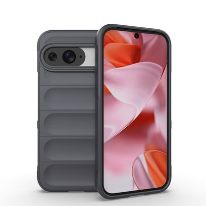 Google Pixel 9 Pro 5G Magic Shield TPU + Flannel Phone Case - Stylish, Durable, and Lightweight Protection