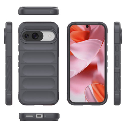 Google Pixel 9 Pro 5G Magic Shield TPU + Flannel Phone Case - Stylish, Durable, and Lightweight Protection