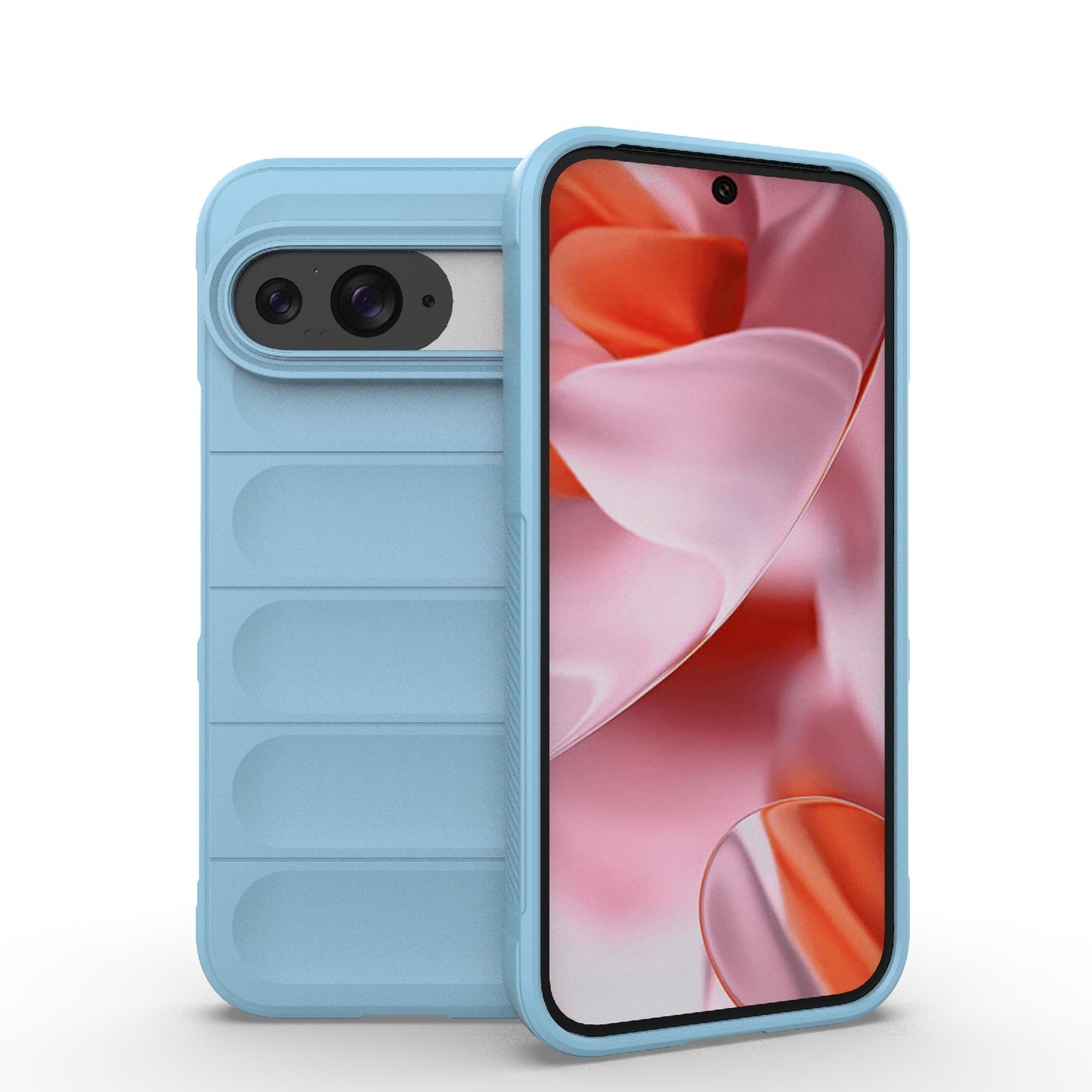 Google Pixel 9 Pro 5G Magic Shield TPU + Flannel Phone Case - Stylish, Durable, and Lightweight Protection