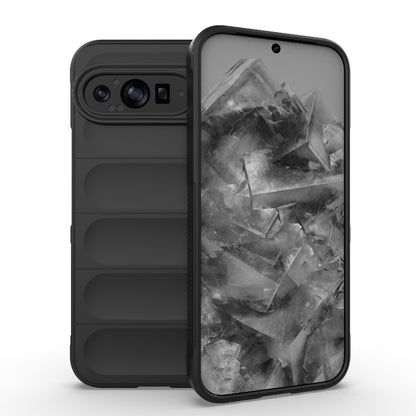 Google Pixel 9 Pro XL 5G Magic Shield TPU + Flannel Phone Case - Stylish, Durable, and Lightweight Protection