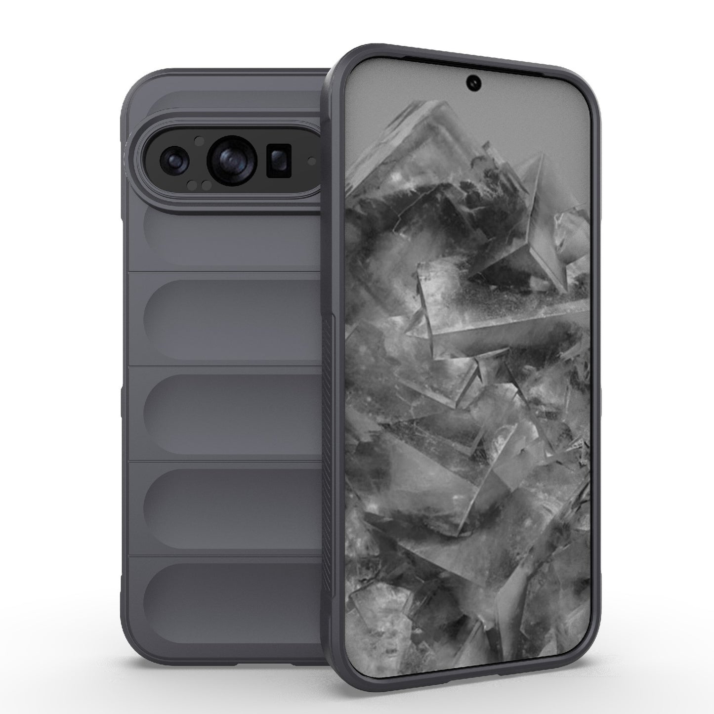 Google Pixel 9 Pro XL 5G Magic Shield TPU + Flannel Phone Case - Stylish, Durable, and Lightweight Protection