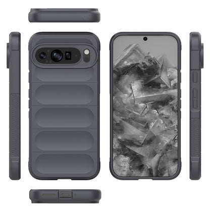 Google Pixel 9 Pro XL 5G Magic Shield TPU + Flannel Phone Case - Stylish, Durable, and Lightweight Protection