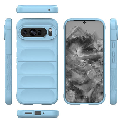 Google Pixel 9 Pro XL 5G Magic Shield TPU + Flannel Phone Case - Stylish, Durable, and Lightweight Protection