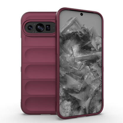 Google Pixel 9 Pro XL 5G Magic Shield TPU + Flannel Phone Case - Stylish, Durable, and Lightweight Protection