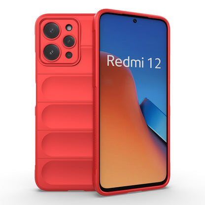 Xiaomi Redmi 12 4G Magic Shield TPU + Flannel Phone Case - Stylish, Durable, and Lightweight Protection