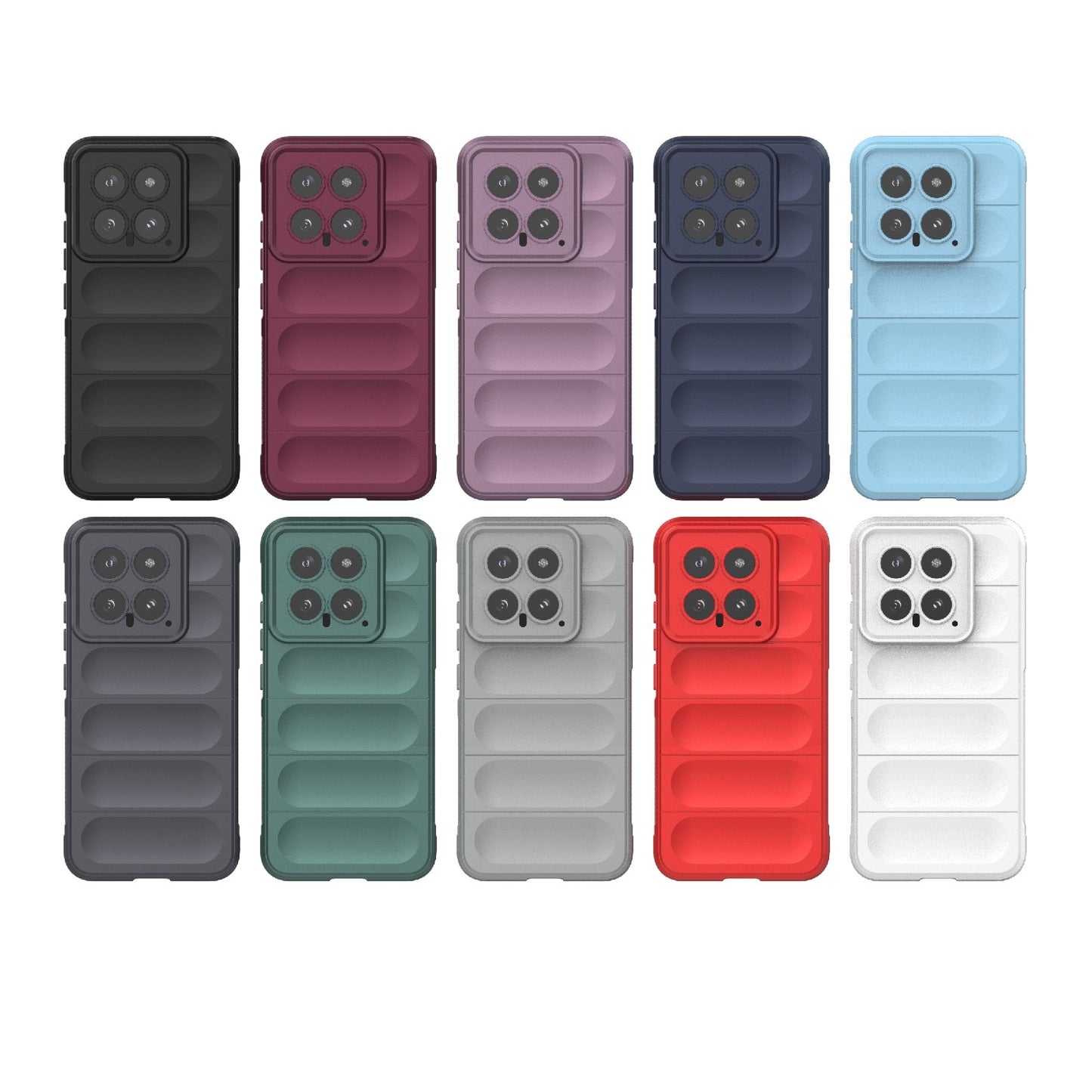 Xiaomi 14 5G Magic Shield TPU + Flannel Phone Case - Stylish, Durable, and Lightweight Protection