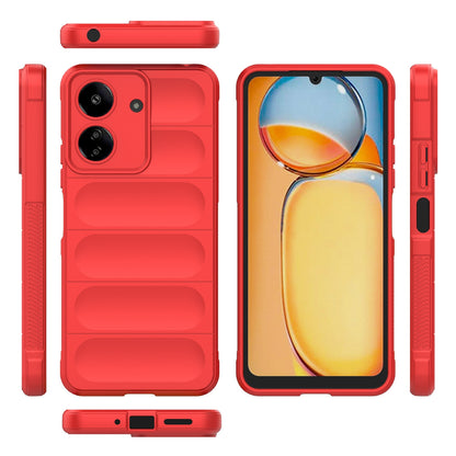 Xiaomi Redmi 13C 4G Global Magic Shield TPU + Flannel Phone Case - Stylish, Durable, and Lightweight Protection