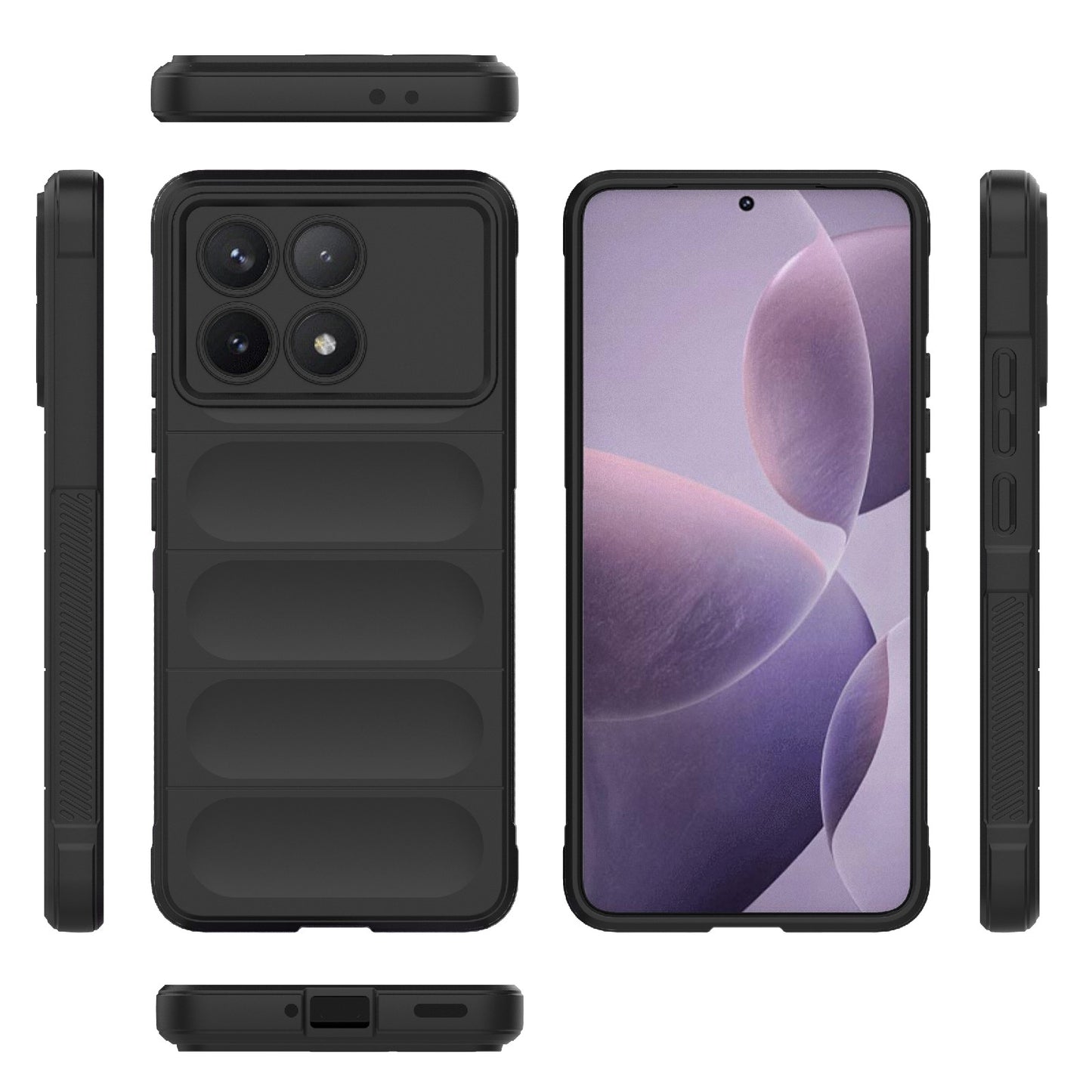 Xiaomi Redmi K70 Magic Shield TPU + Flannel Phone Case - Stylish, Durable, and Lightweight Protection