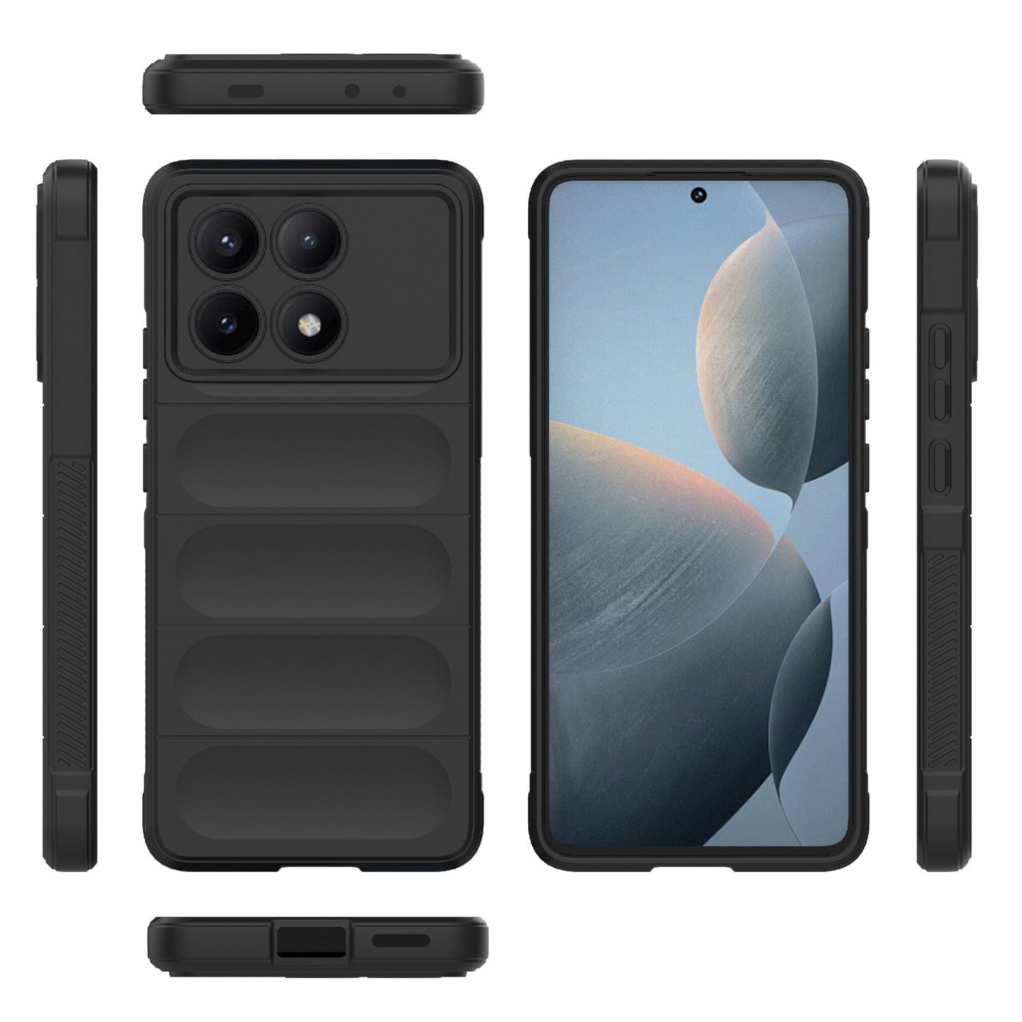 Xiaomi Redmi K70E 5G Magic Shield TPU + Flannel Phone Case - Stylish, Durable, and Lightweight Protection