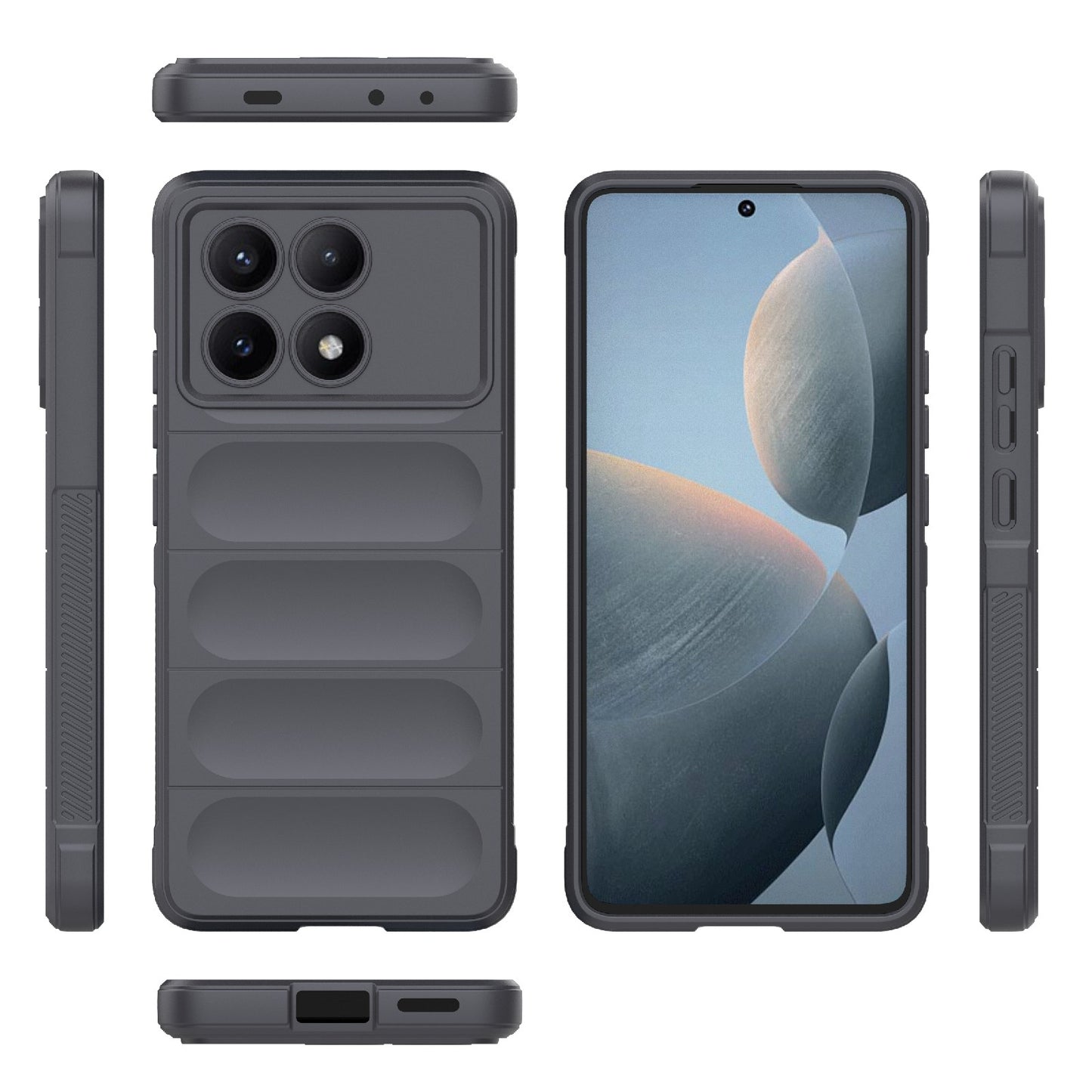 Xiaomi Redmi K70E 5G Magic Shield TPU + Flannel Phone Case - Stylish, Durable, and Lightweight Protection