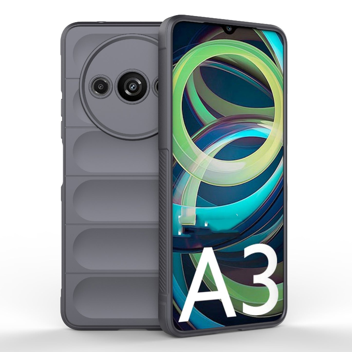 Xiaomi Redmi A3 4G Global Magic Shield TPU + Flannel Phone Case - Stylish, Durable, and Lightweight Protection