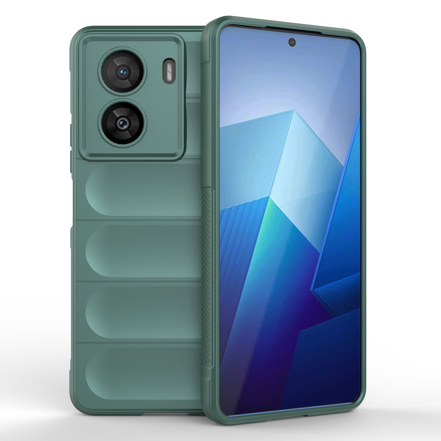 vivo iQOO Z7x Magic Shield TPU + Flannel Phone Case - Stylish, Durable, and Lightweight Protection