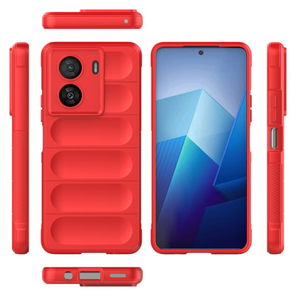 vivo iQOO Z7x Magic Shield TPU + Flannel Phone Case - Stylish, Durable, and Lightweight Protection