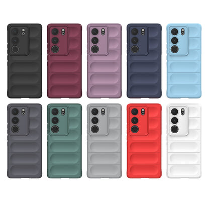 vivo S17 Magic Shield TPU + Flannel Phone Case - Stylish, Durable, and Lightweight Protection