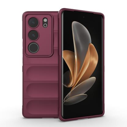 vivo S17 Pro Magic Shield TPU + Flannel Phone Case - Stylish, Durable, and Lightweight Protection