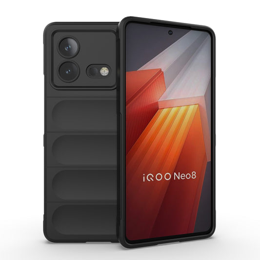 vivo iQOO Neo8 Magic Shield TPU + Flannel Phone Case - Stylish, Durable, and Lightweight Protection