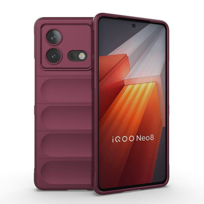 vivo iQOO Neo8 Magic Shield TPU + Flannel Phone Case - Stylish, Durable, and Lightweight Protection