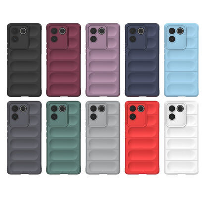 vivo S17e Magic Shield TPU + Flannel Phone Case - Stylish, Durable, and Lightweight Protection