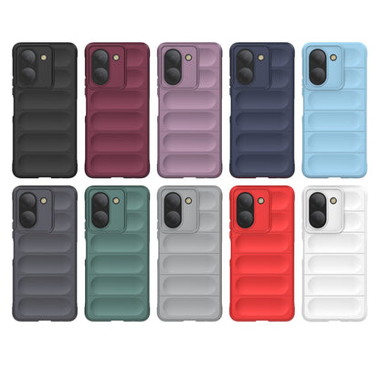 vivo Y36 4G Magic Shield TPU + Flannel Phone Case - Stylish, Durable, and Lightweight Protection