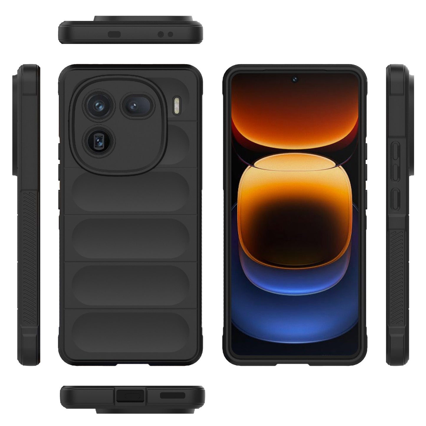 vivo iQOO 12 5G Magic Shield TPU + Flannel Phone Case - Stylish, Durable, and Lightweight Protection