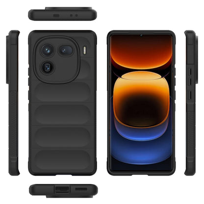 vivo iQOO 12 Pro 5G Magic Shield TPU + Flannel Phone Case - Stylish, Durable, and Lightweight Protection