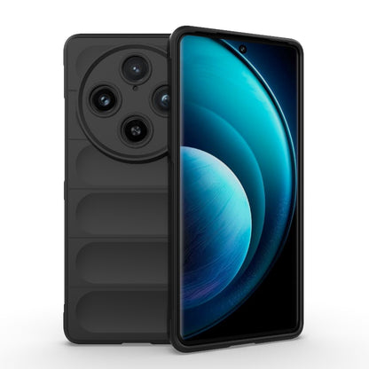 vivo X100 Pro 5G Magic Shield TPU + Flannel Phone Case - Stylish, Durable, and Lightweight Protection