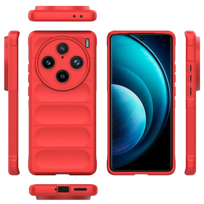 vivo X100 Pro 5G Magic Shield TPU + Flannel Phone Case - Stylish, Durable, and Lightweight Protection