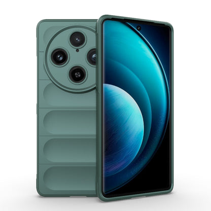 vivo X100 Pro 5G Magic Shield TPU + Flannel Phone Case - Stylish, Durable, and Lightweight Protection