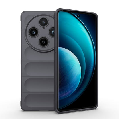 vivo X100 Pro 5G Magic Shield TPU + Flannel Phone Case - Stylish, Durable, and Lightweight Protection