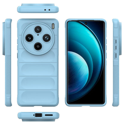 vivo X100 Pro 5G Magic Shield TPU + Flannel Phone Case - Stylish, Durable, and Lightweight Protection