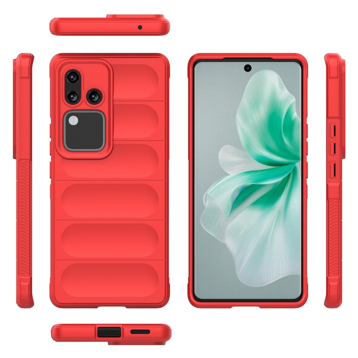 vivo S18 5G Magic Shield TPU + Flannel Phone Case - Stylish, Durable, and Lightweight Protection