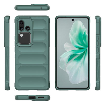 vivo S18 5G Magic Shield TPU + Flannel Phone Case - Stylish, Durable, and Lightweight Protection