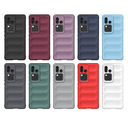 vivo S18 5G Magic Shield TPU + Flannel Phone Case - Stylish, Durable, and Lightweight Protection